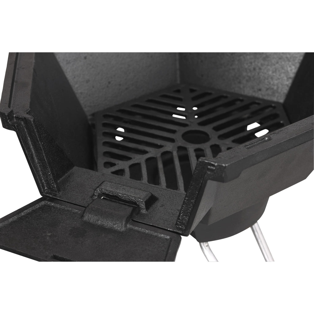 The windmill kibo grill model 3.0 houtskoolbarbecue (zwart)