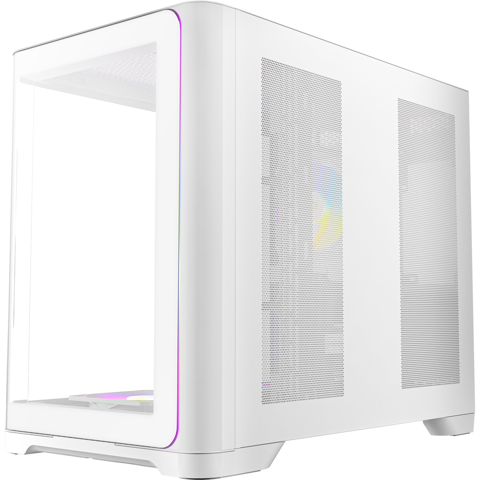 Antec c5 curve argb midi tower behuizing (wit | 2x usb-a | 1x usb-c | tempered glass)
