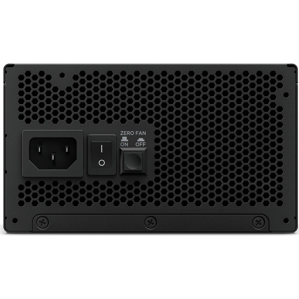 Nzxt c1000 gold atx 3.1 modulaire 1000 watt voeding (zwart, 1x 12v-2x6, 3x pcie)