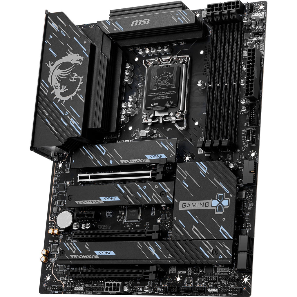 Msi z890 gaming plus wifi socket 1851 moederbord (zwart, raid, 5gb-lan, wlan, bt, sound, atx)