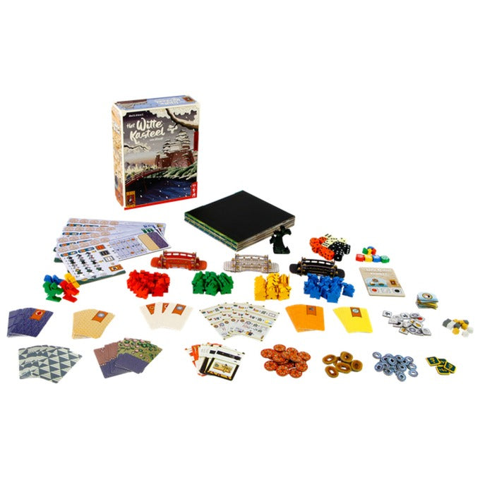 999games 999 games het witte kasteel van himeji bordspel (nederlands, 1 - 4 spelers, 80 minuten, vanaf 12 jaar)