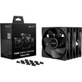 Be quiet! pure wings 3 reverse case fans (zwart, 3 stuks, 120 x 120 x 25 mm, pwm)