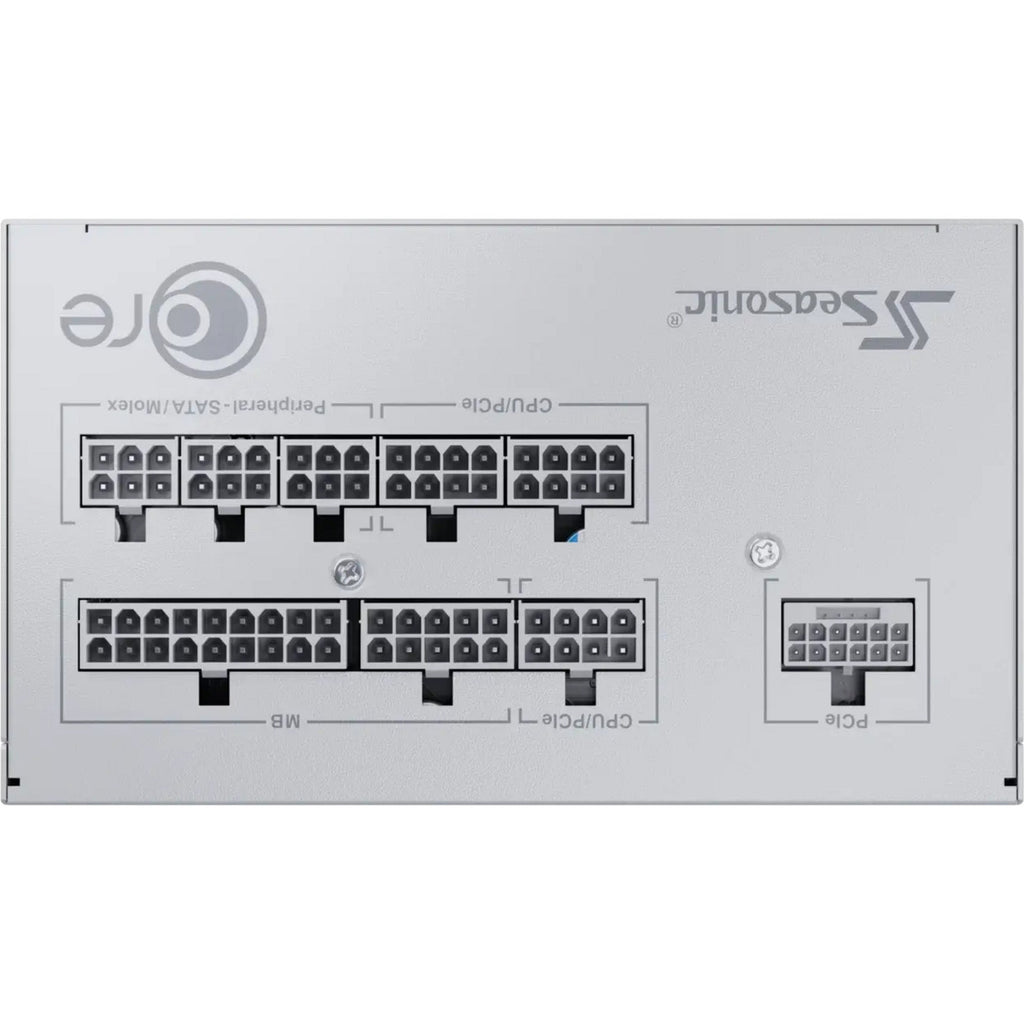Seasonic core gx-850-v2-white modulaire 850 watt voeding (wit, 1x 12v-2x6, 2x pcie)