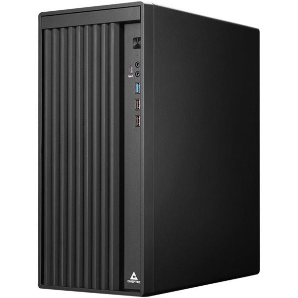 Chieftec uni bs-20b-op mini tower behuizing (zwart | 3x usb-a | 1x usb-c)