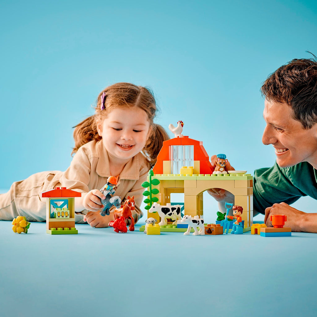 Lego duplo dieren verzorgen op de boerderij - 10416