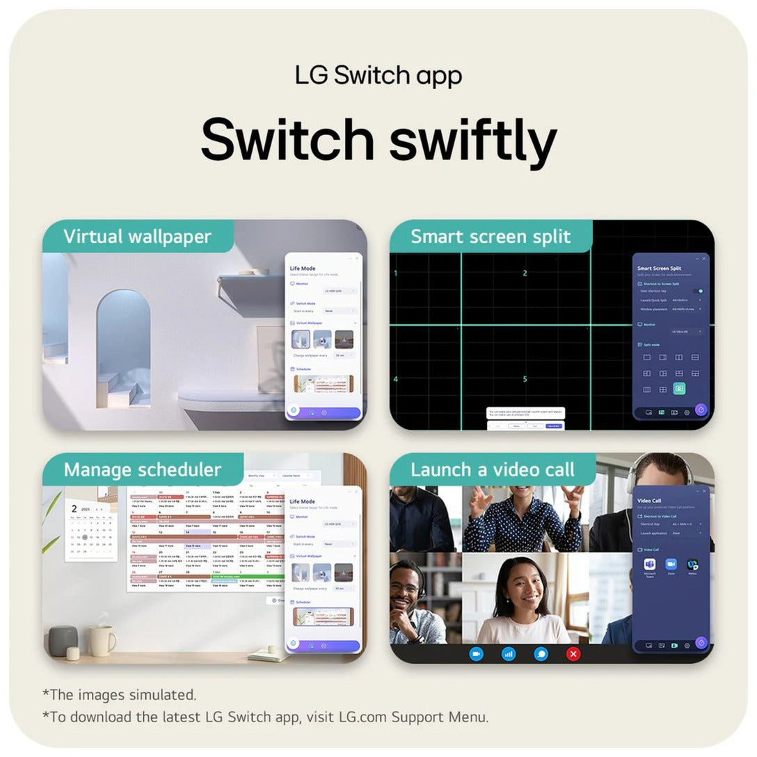 Lg ultrafine 27up850k-w 27 4k uhd monitor (zilver zwart, 2x hdmi, displayport, 2x usb-a, usb-c)