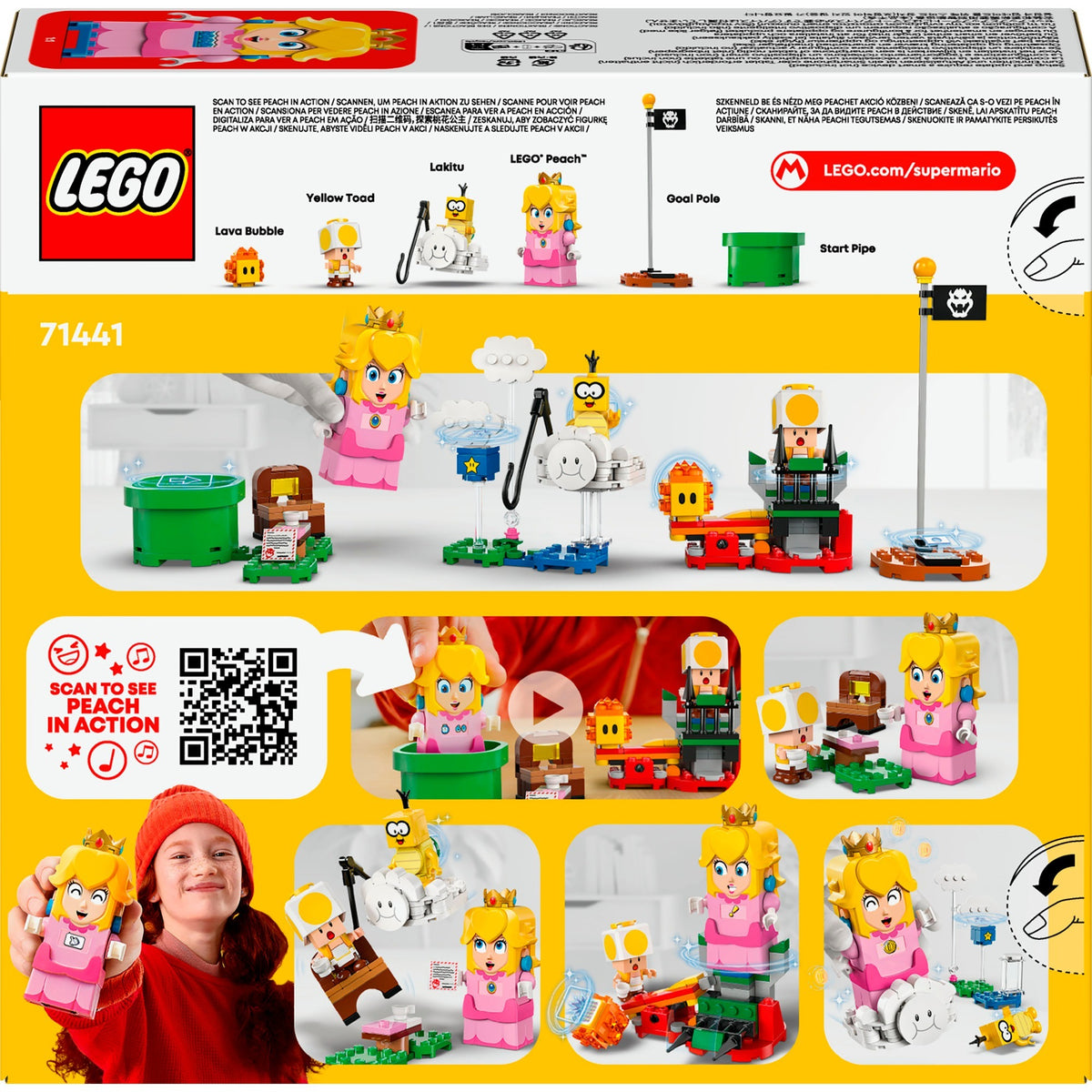 Lego super mario™ - avonturen met interactieve peach™ - 71441