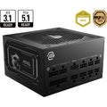 Msi mag a850gl pcie5 ii modulaire 850 watt voeding (zwart, 1x 12v-2x6, 4x pcie)