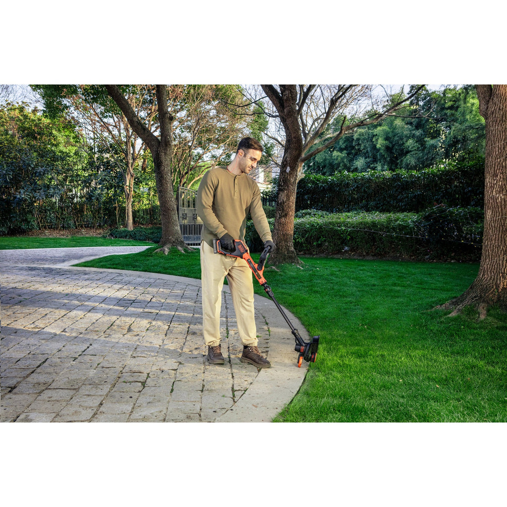 Black+decker 18v afs grastrimmer zonder accu (zwart oranje, 28 cm, accu en oplader niet inbegrepen)