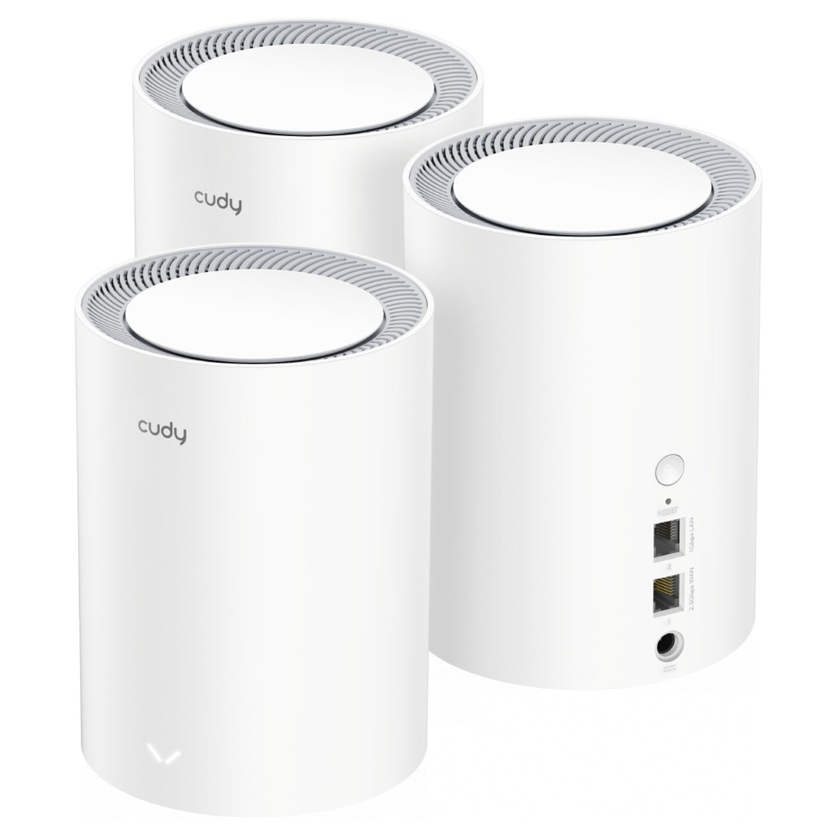 Cudy ax1800 gigabit mesh wi-fi 6 system (3-pack) mesh router (wit)