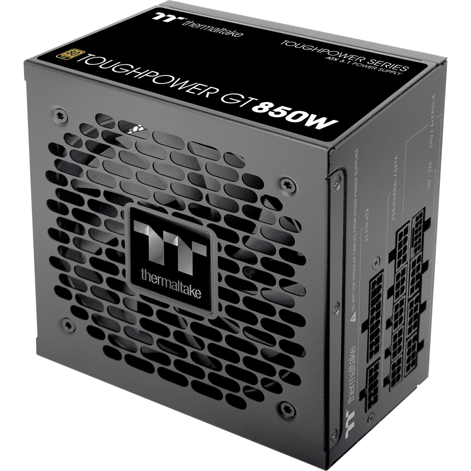 Thermaltake toughpower gt modulaire 850 watt voeding (zwart, 4x pcie)