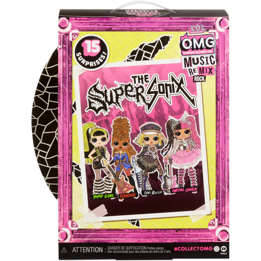 Mga entertainment l.o.l. surprise! omg remix rock - fame queen and keytar pop