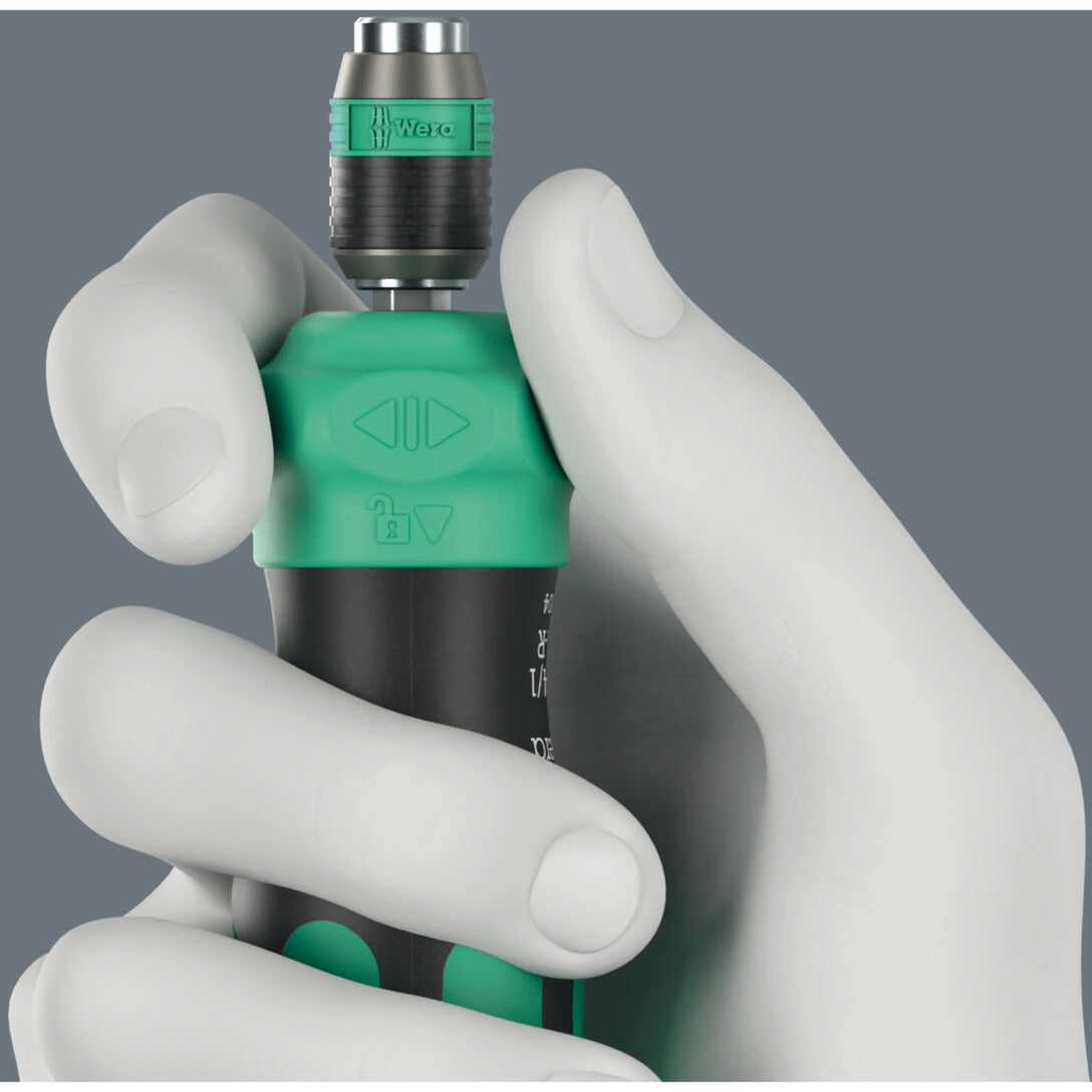 Wera kraftform kompakt 20 ra-r, 6‑delig bitset (zwart groen)