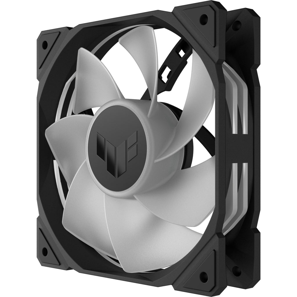 Asus tuf gaming tr120 argb reverse case fans (zwart transparant, 3 stuks, 120 x 120 x 28 mm)