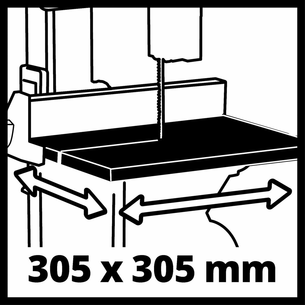 Einhell lintzaag tc-sb 200 1 bandzaag (rood zwart)
