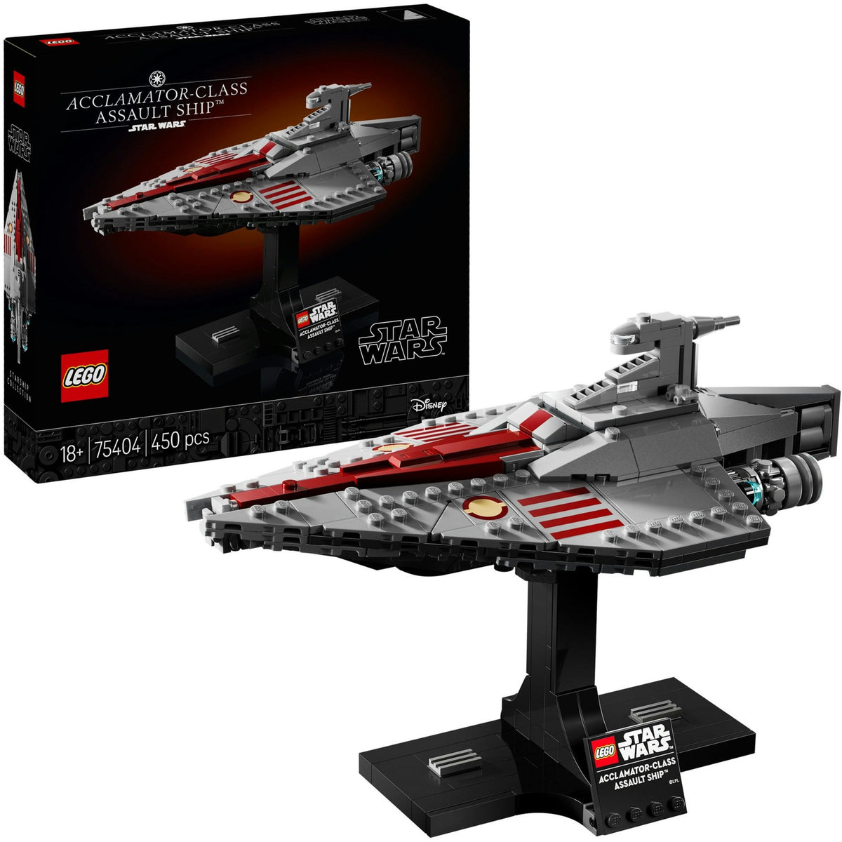 Lego star wars - acclamator-class assault ship constructiespeelgoed (75404)