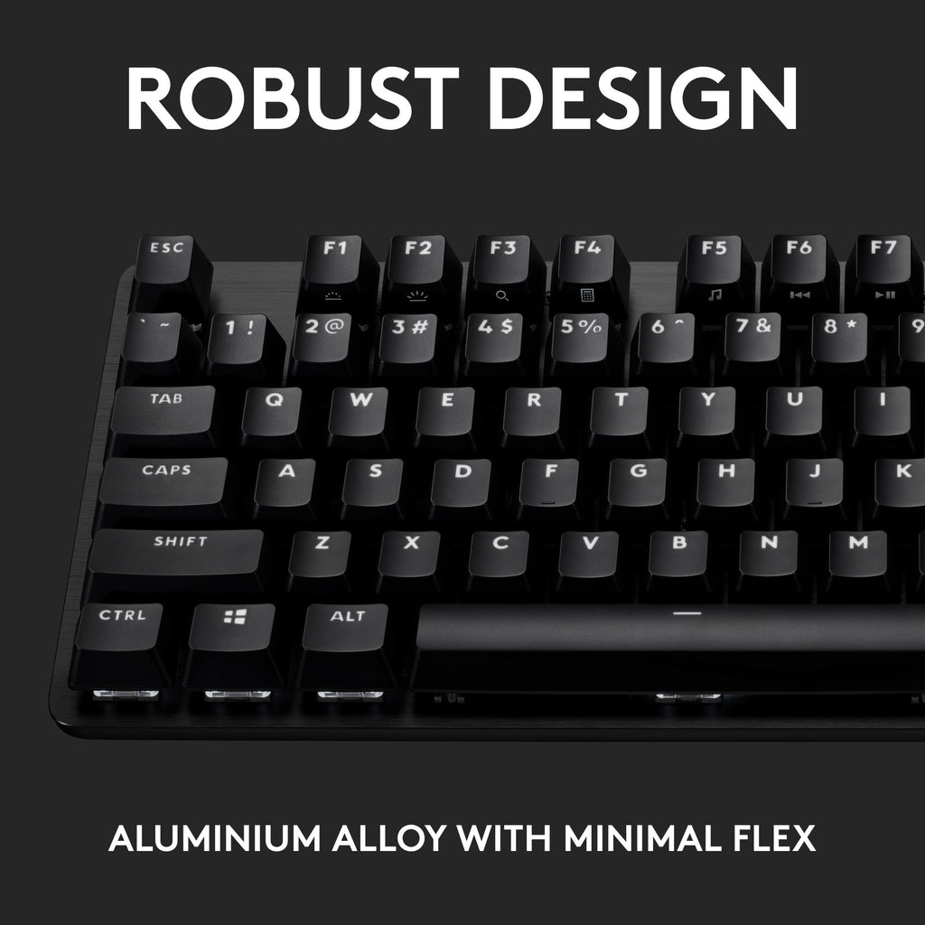 Logitech g413 tkl se mechanisch gaming toetsenbord (zwart, us-international lay-out (qwerty), gl tactile, 80% (tkl))