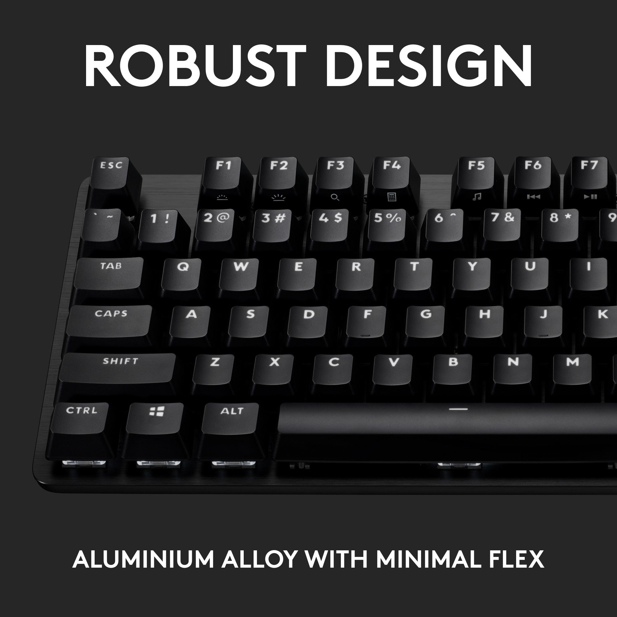 Logitech g413 tkl se mechanisch gaming toetsenbord (zwart, us-international lay-out (qwerty), gl tactile, 80% (tkl))