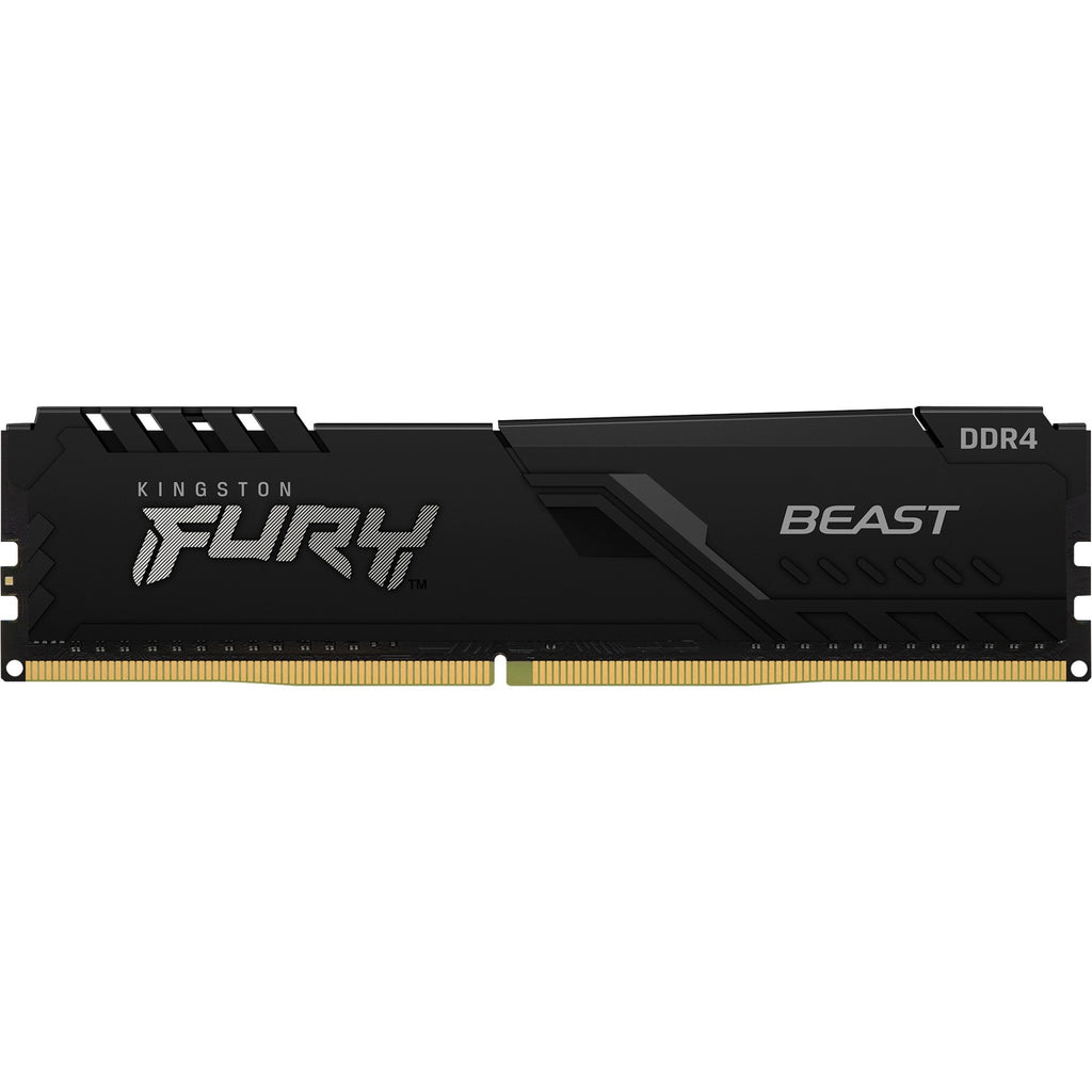 Kingston fury beast 16 gb ddr4-3200 (1x 16 gb) werkgeheugen (zwart, kf432c16bb1 16, xmp 2.0)