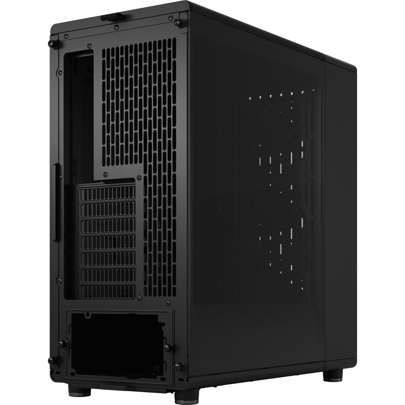 Fractal design north momentum edition midi tower behuizing (zwart houtkleur | 2x usb-a | 1x usb-c | tempered glass)