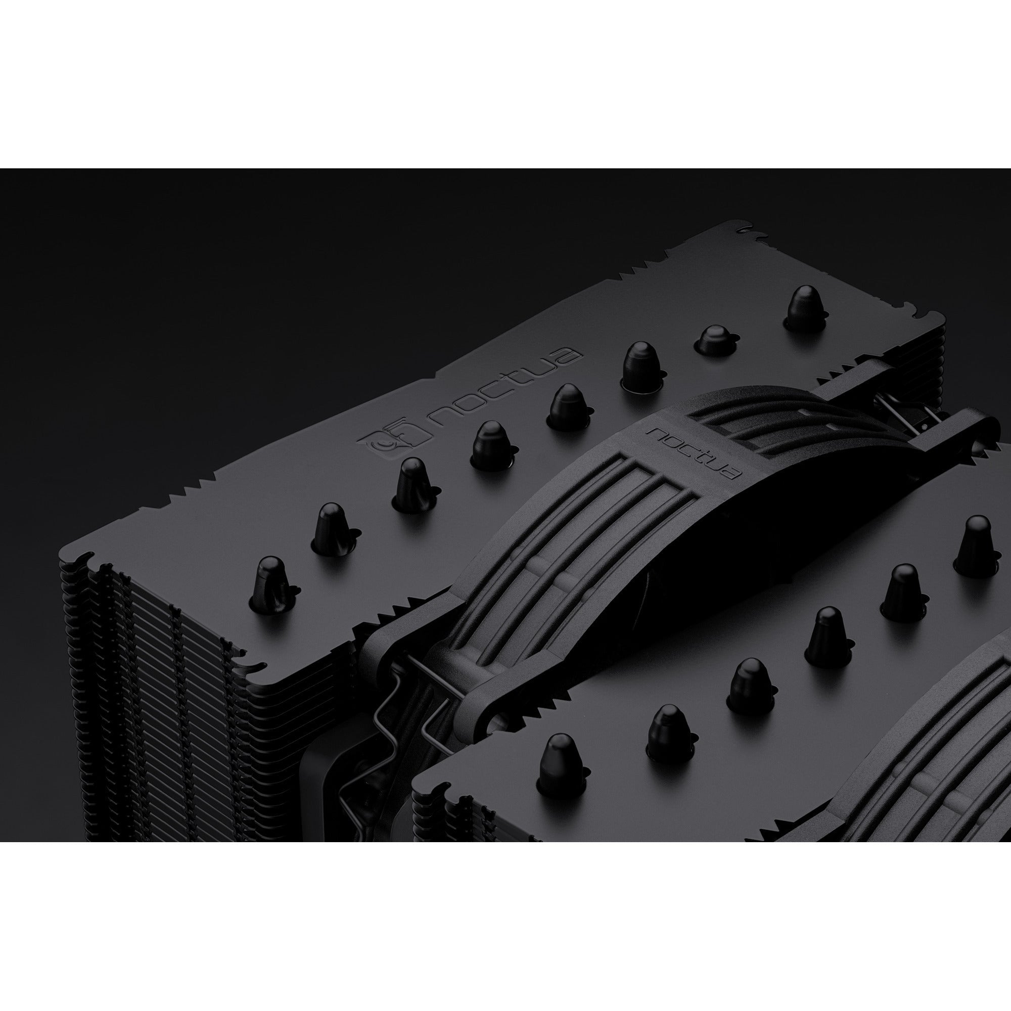 Noctua nf-a14x25r g2 pwm sx2-pp chromax.black case fans (zwart, 2 stuks, 140 x 140 x 25 mm)