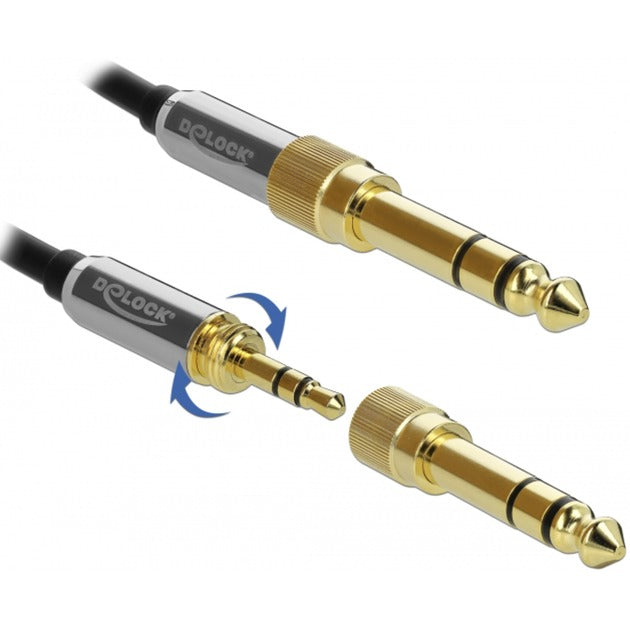 DeLOCK Stereo Jack 3,5 mm 3-Pin Stecker > Buchse