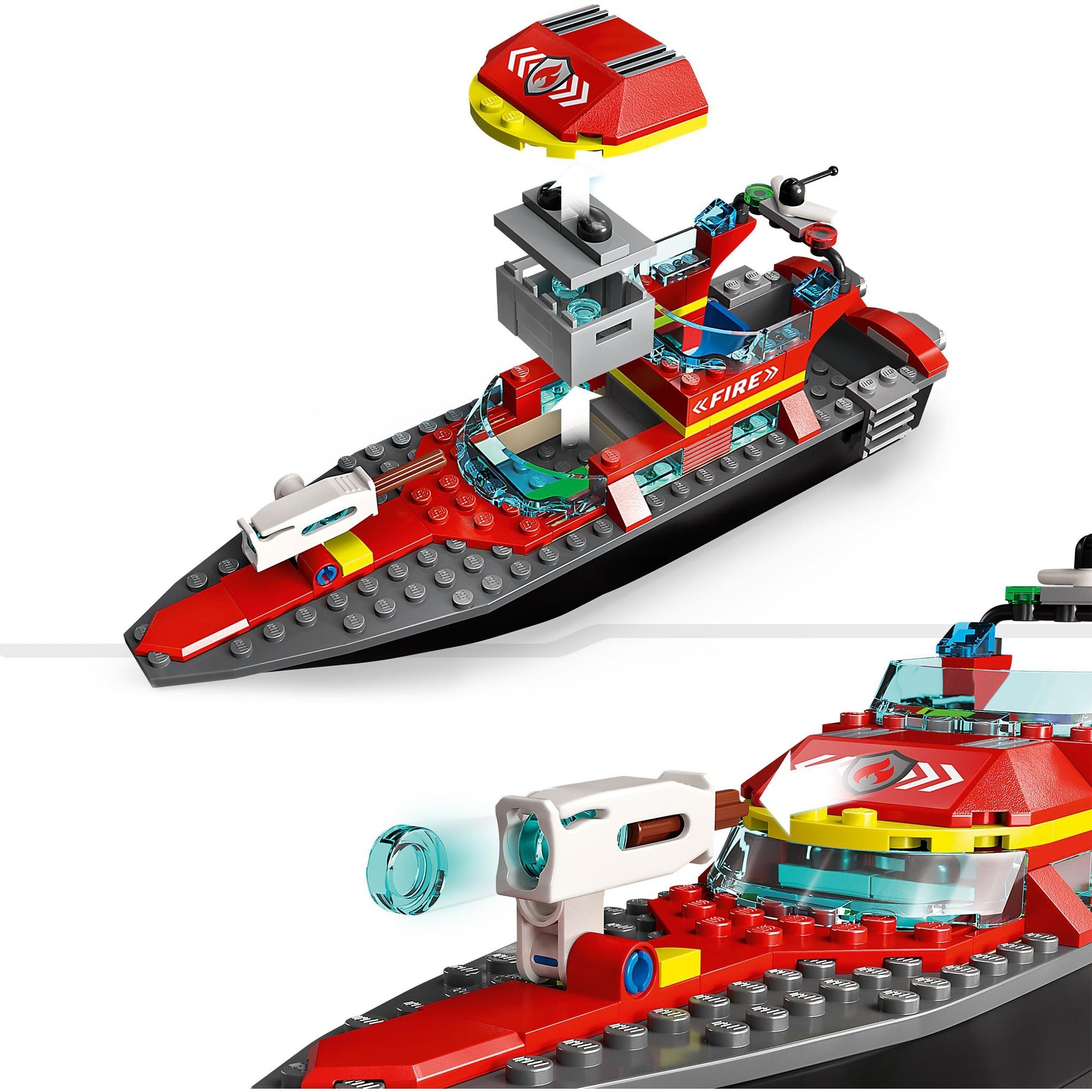 Lego City 60373 Rettungsbootbrand