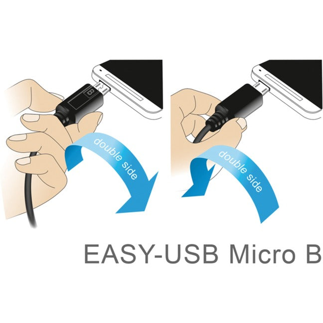 DeLOCK EASY-USB-A 2.0 Stecker > EASY-USB Micro-USB-B 2.0 Stecker