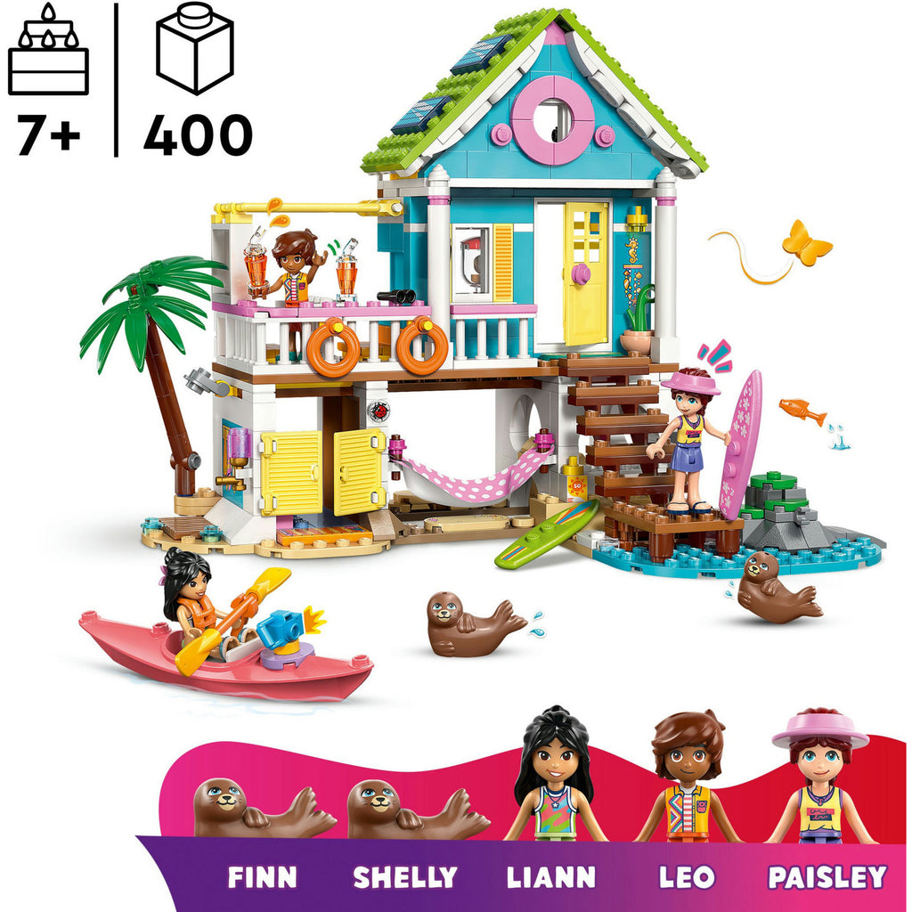 Lego friends - strandhuis met zeehonden constructiespeelgoed (42699)