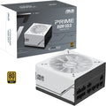 Asus prime gold modulaire 850 watt voeding (wit, 1x 12v-2x6, 3x pcie)