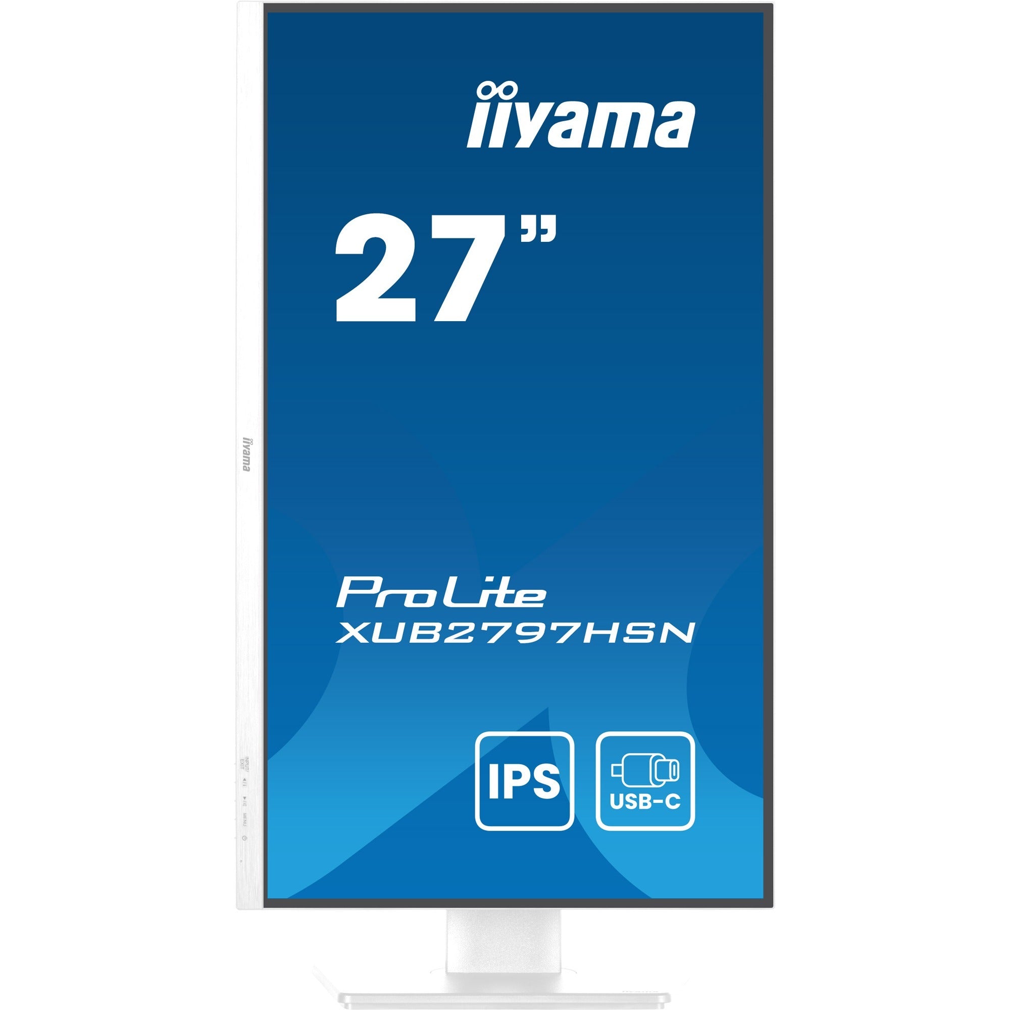 Iiyama prolite xub2797hsn-w2 27 monitor (wit, hdmi, displayport, 3x usb-a, usb-c, rj-45)