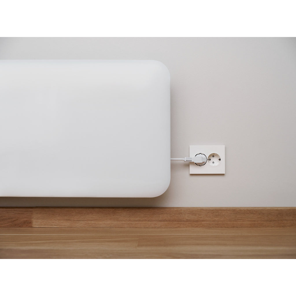 Mill steel wifi paneelverwarming pa1300wifi4, 1300 watt convector (wit, wifi 2,4 ghz (wifi 6), bluetooth 5.2, zigbee 3.0 + app)