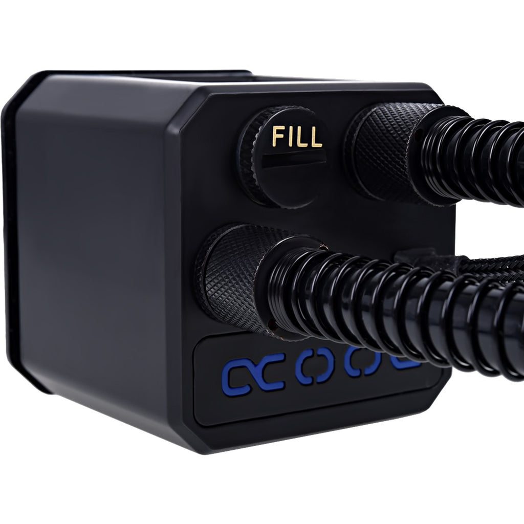 Alphacool eisbaer 360 waterkoeling (zwart, 4-pins pwm fan-connector)