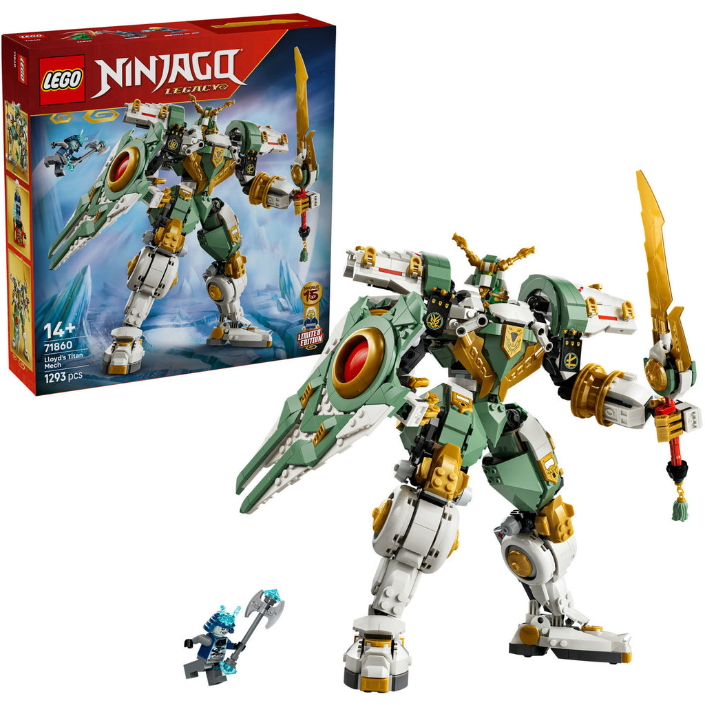 Lego ® ninjago® 15-jarig jubileum: lloyds reusachtige mecha speelgoed 71860