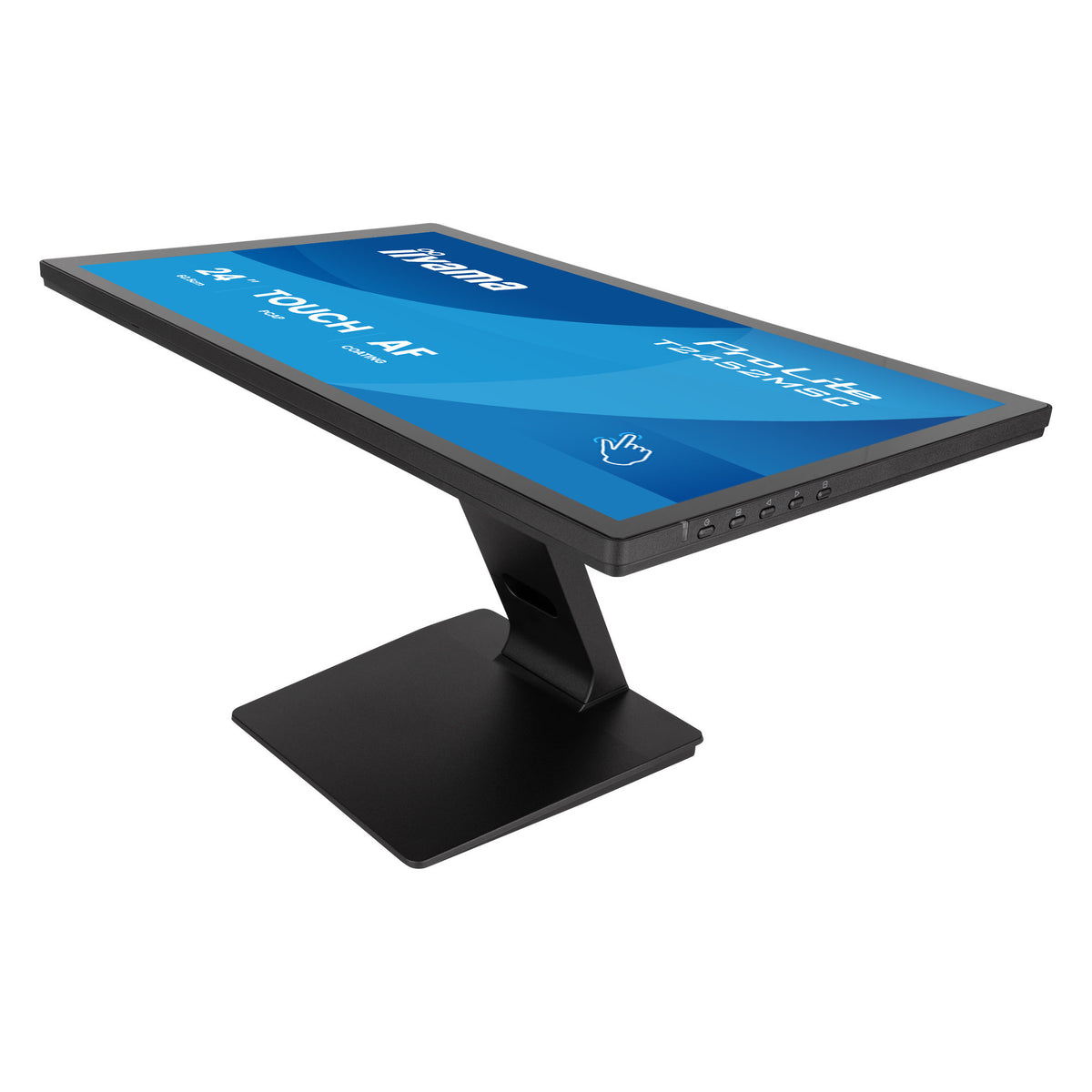 Iiyama prolite t2452msc-b2 24 touchscreen monitor (zwart, 1x displayport, 1x hdmi, 2x usb-a, 120 hz)