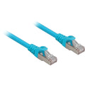 Sharkoon netwerkkabel sftp, rj-45 met cat.6a (blauw, 0,5 meter, halogeenvrij)