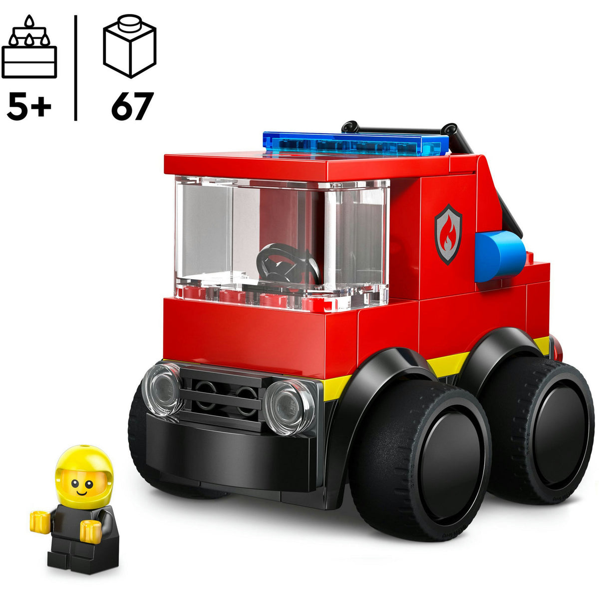 Lego city rides – fire truck - 60482