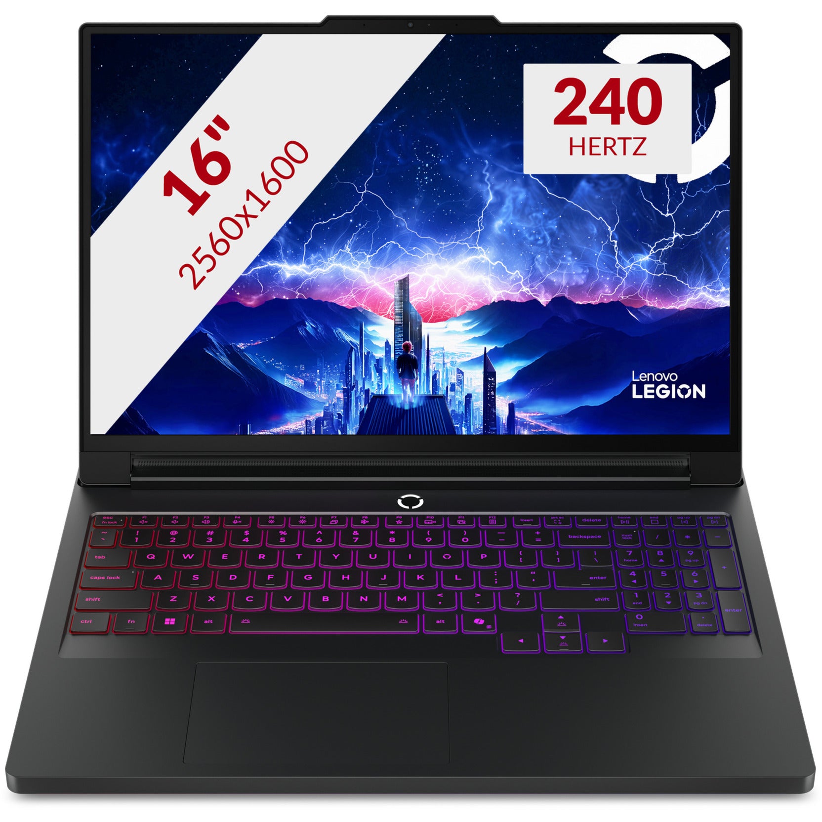 Lenovo legion pro 7 16iax10h (83f5003qmh) 16 copilot+ gaming laptop (zwart | core ultra 9 275hx | rtx 5080 | 32 gb | 1 tb ssd)