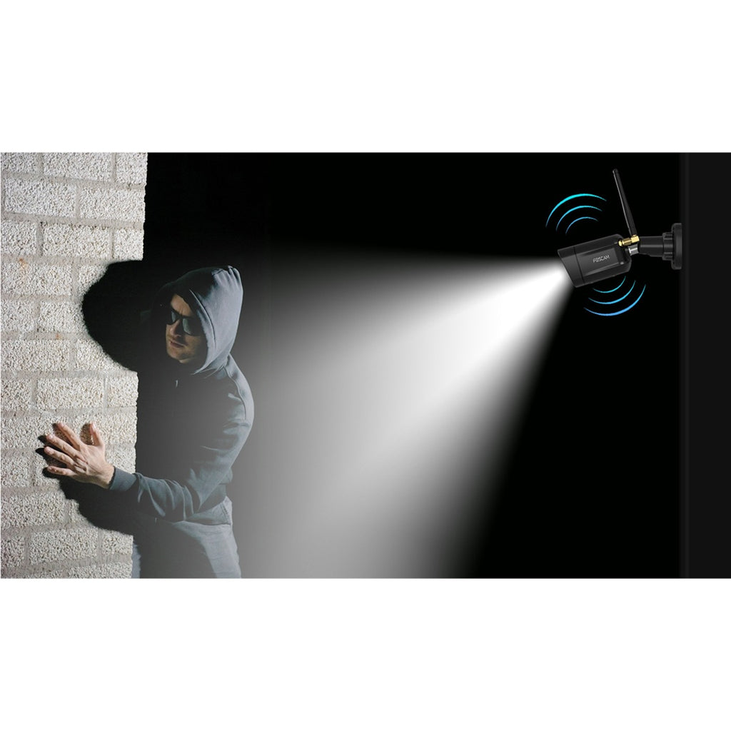 Foscam v8p, 4k 8mp dual-band wifi beveiligingscamera (wit, met geluid- en lichtalarm)