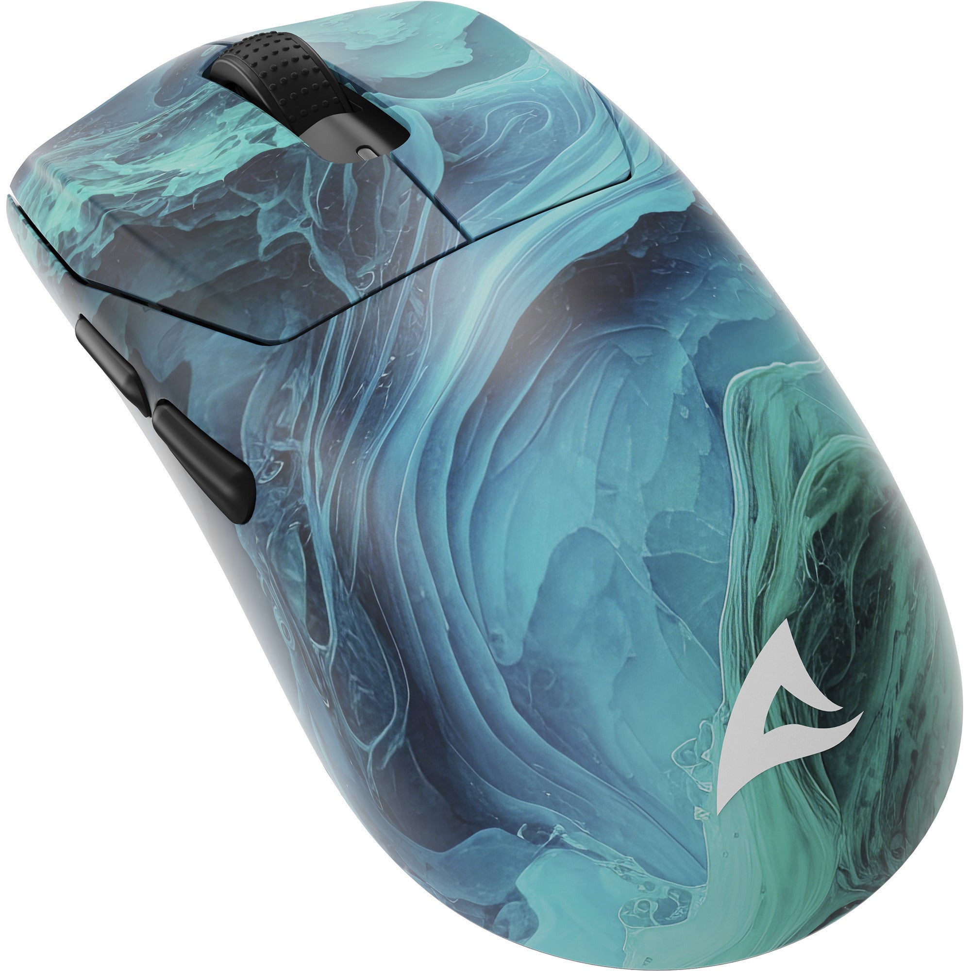 Sharkoon sgm25w gaming muis (turquoise blauw, 12.000 dpi, rgb leds)