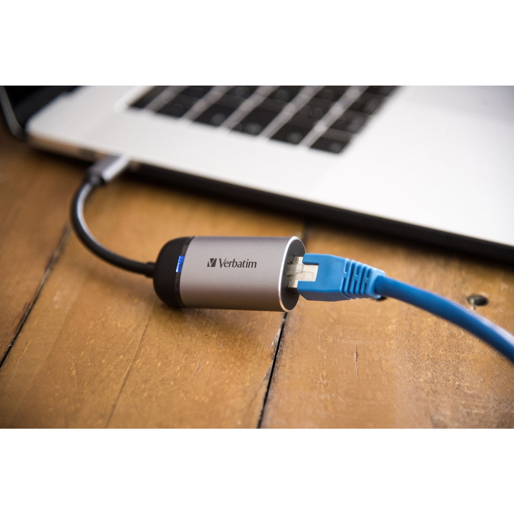 Verbatim USB 3.2 Gen 1 Adapter, USB-C > RJ-45