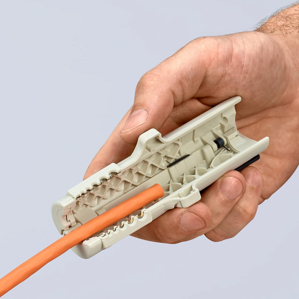 Knipex 16 65 125 sb kabelstripper geschikt voor: cat5 kabel 4.5 tot 10 mm 0.2 tot 4.0 mm²