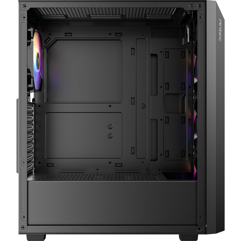 Antec ax67 argb midi tower behuizing (zwart | 3x usb-a | tempered glass)
