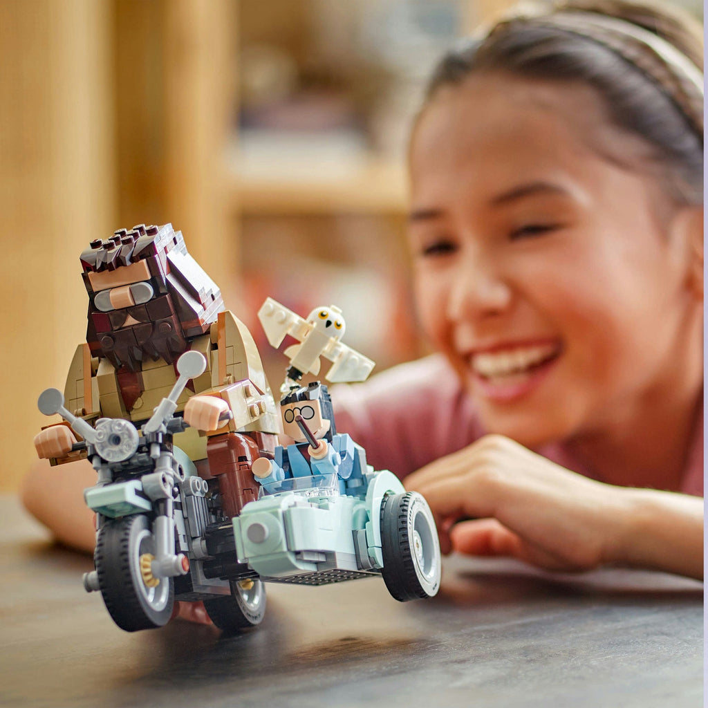 Lego harry potter - hagrid en harry's rit op de motor constructiespeelgoed (76443)