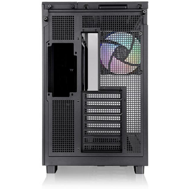 Thermaltake view 380 xl tg argb midi tower behuizing (zwart | 2x usb-a | 1x usb-c | rgb | tempered glass)