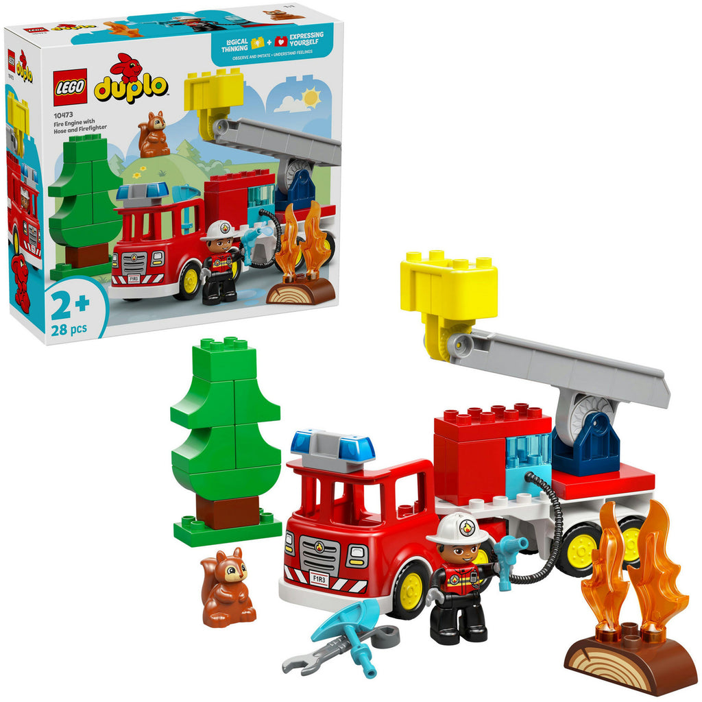 LEGO Duplo 10473 Feuerwehrwagen mit Schlauch und Feuerwehrmann