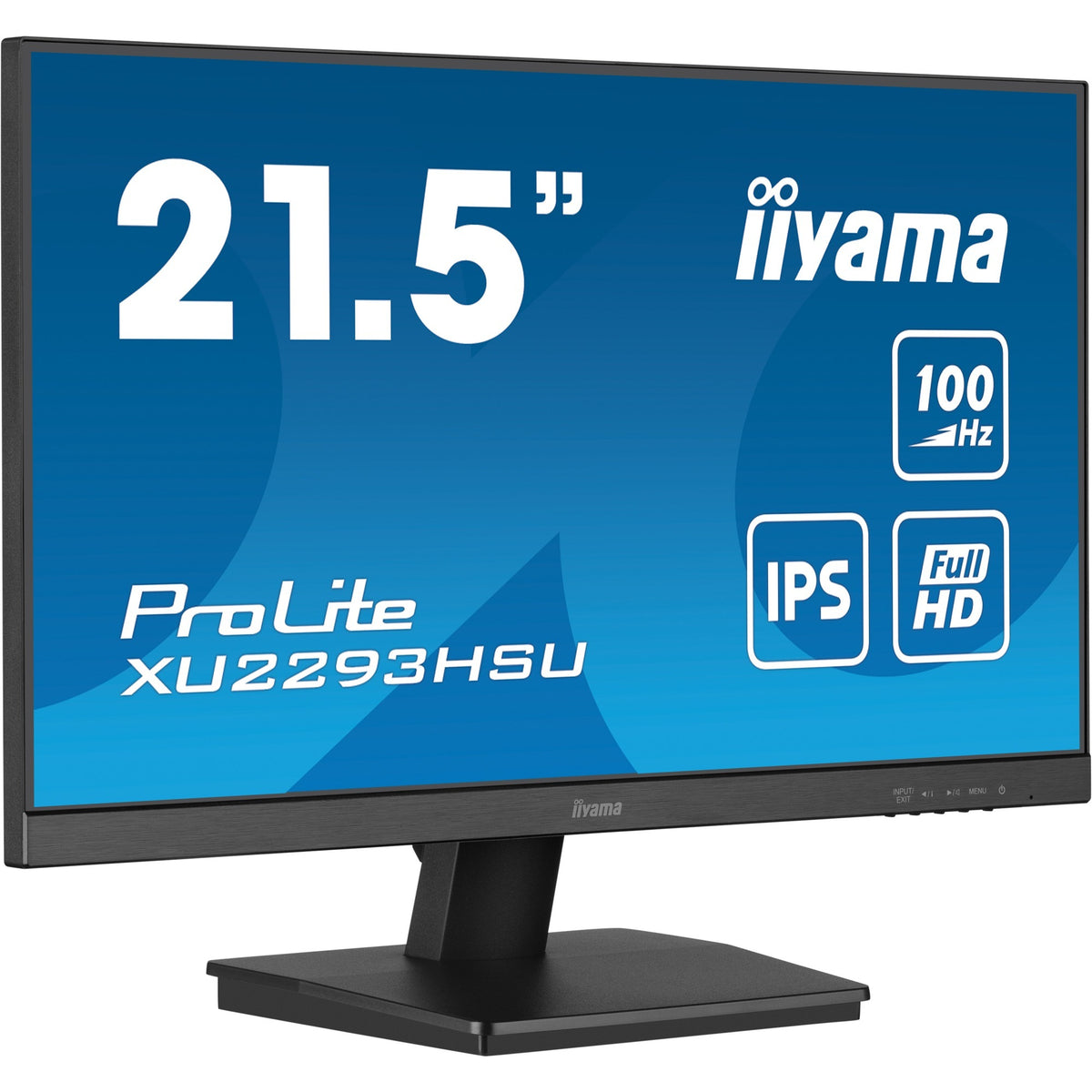 Iiyama prolite xu2293hsu-b7 21.5 monitor (zwart, 1x displayport, 1x hdmi, 2x usb-a)
