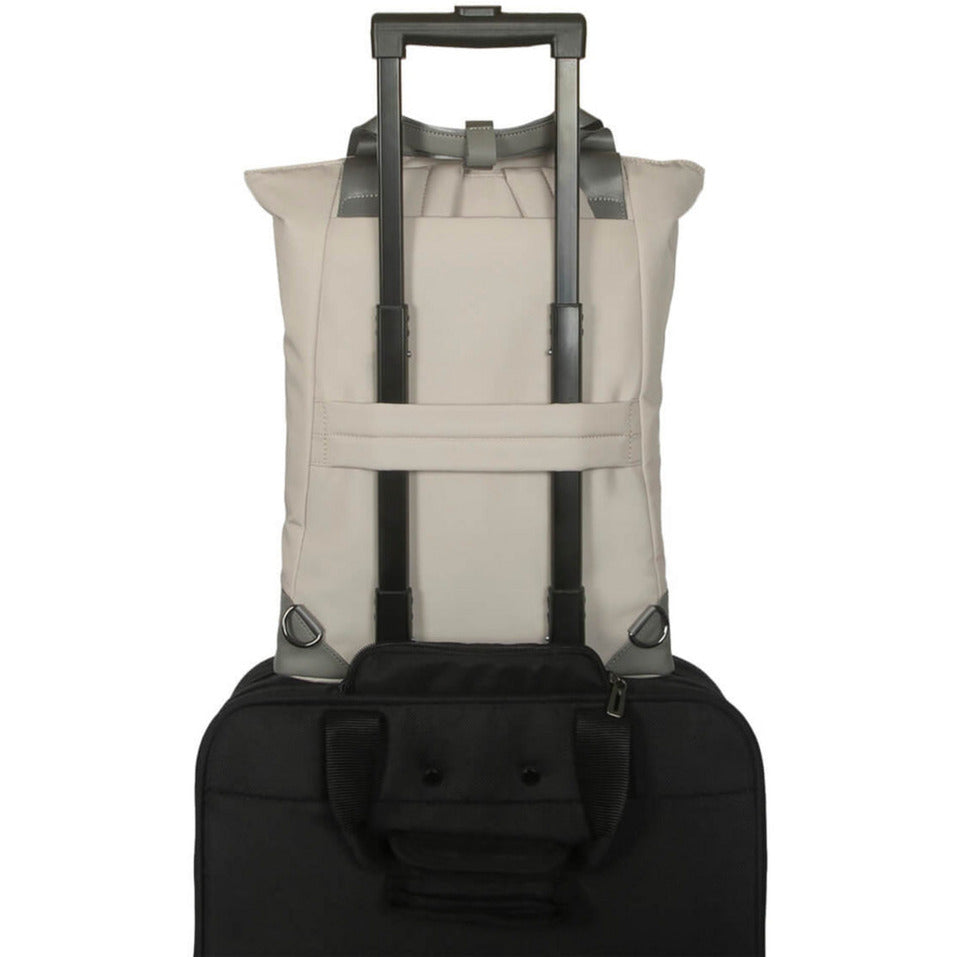 Targus ávila convertible 2-in-1 rugzak + tas 15-16 laptoptas (beige)