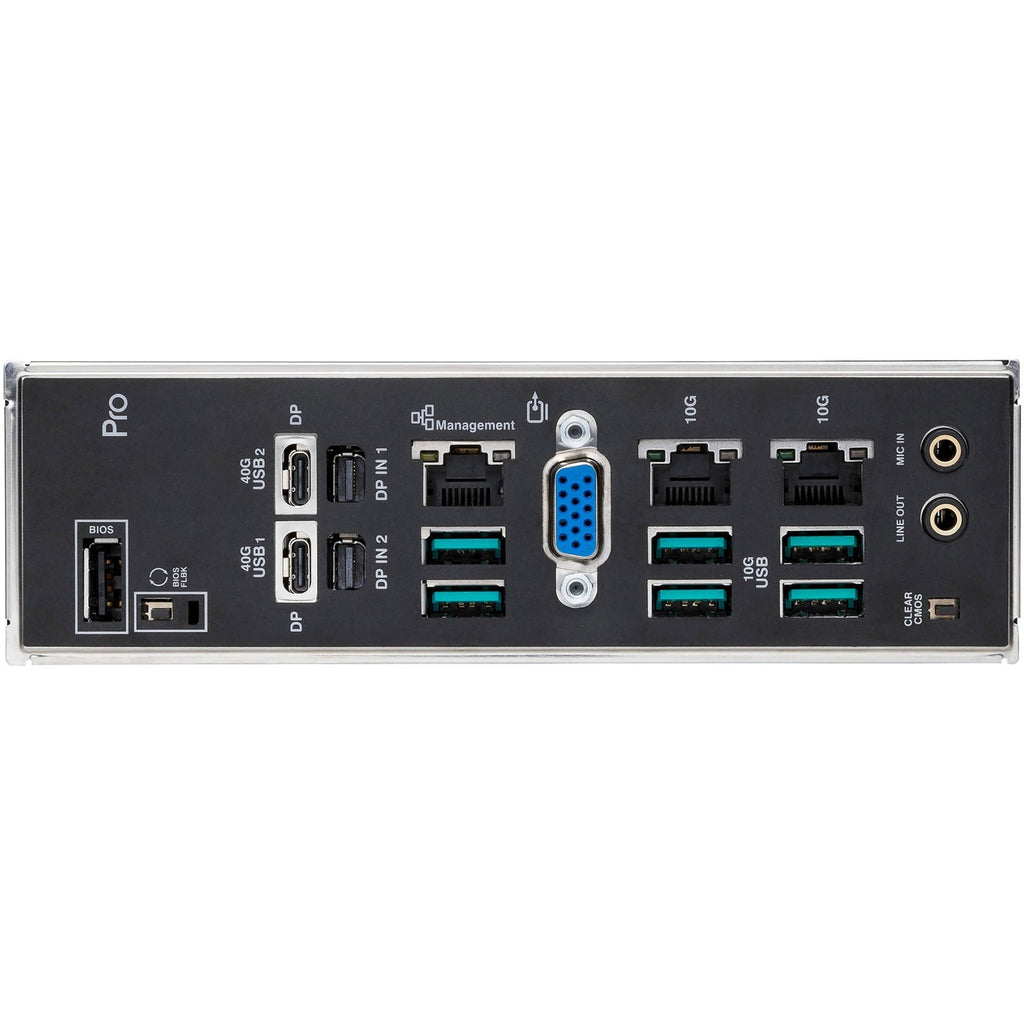 Asus pro ws wrx90e-sage se socket str5 moederbord (raid, 2x 10gb-lan, eeb)