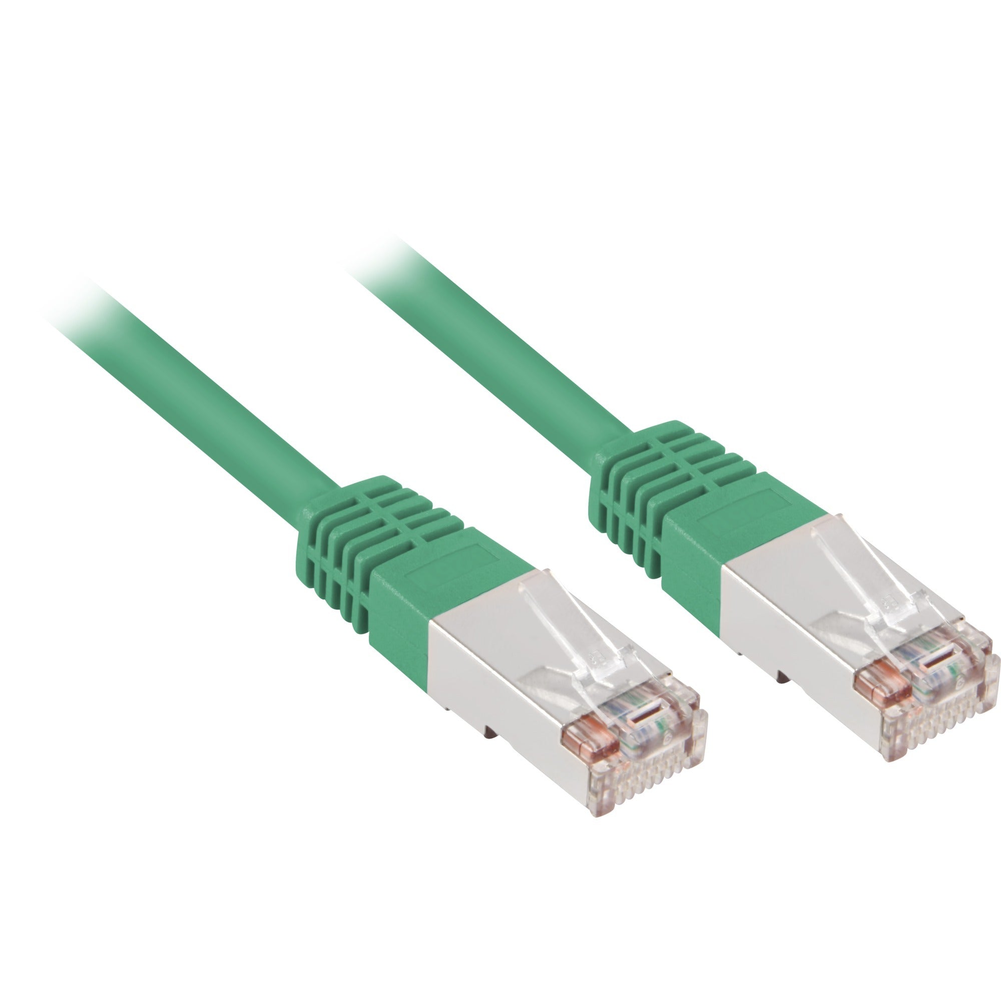 Sharkoon patchkabel rj45 cat.5e s ftp 10m (groen)